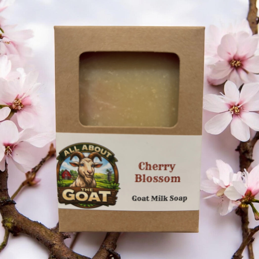 "Cherry Blossom" Goat Milk Soap - 5oz