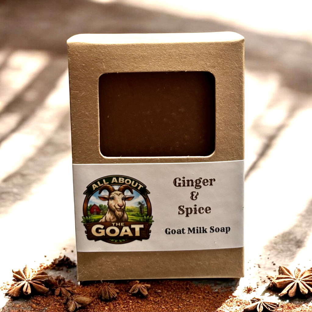 "Ginger & Spice" Goat Milk Soap - 5oz
