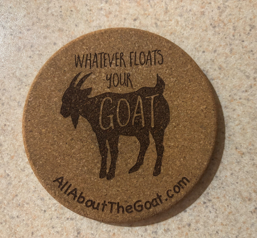 What Ever Floats Your Goat - Cork Coasters