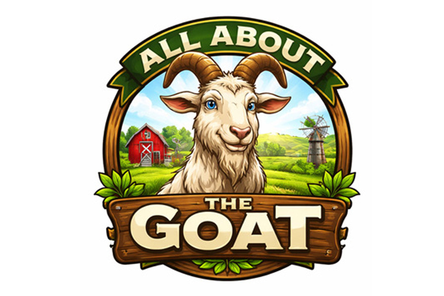All About The Goat 4x4 Vinyl Sticker