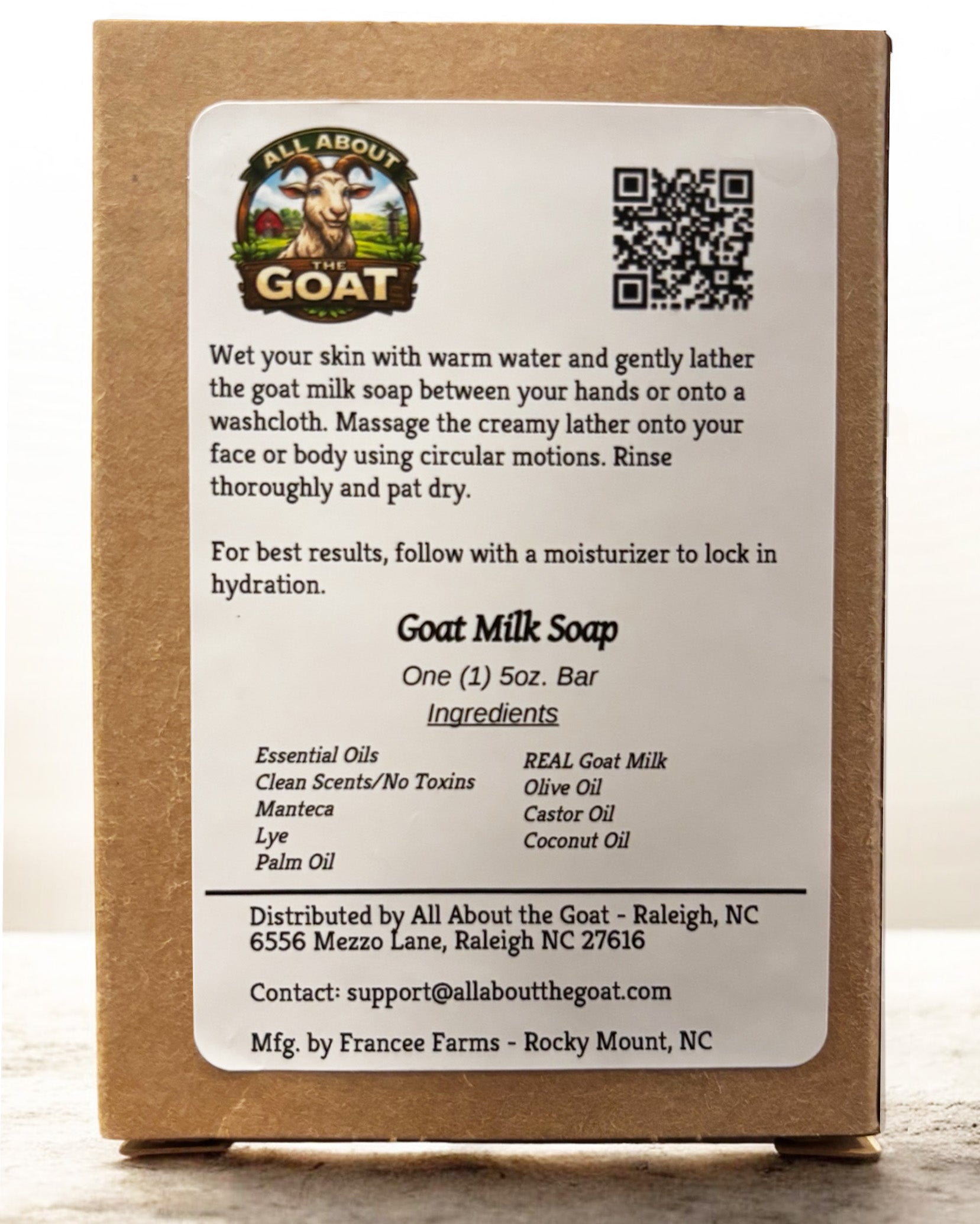 "Lavender" Goat Milk Soap - 5oz